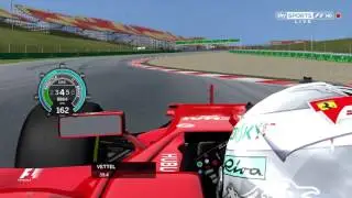 rFactor F1 2017 - Sebastian Vettel OnBoard in Catalunya