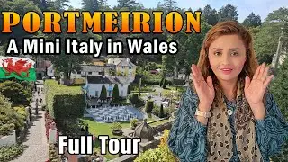  Portmeirion Village North Wales| Bright & Colourful Italian Village | Portmeirion Vlog 2025 