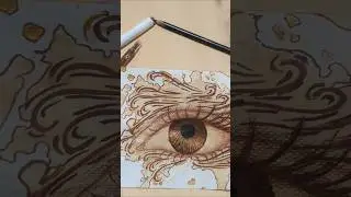 Рисую, но бюджет всего 1 доллар #искусство #художник #художественноетворчество #рисуйвместе