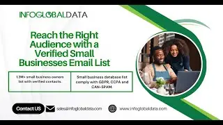 Reach the Right Audience with a Verified Small Businesses Email List | Powered by InfoGlobalData