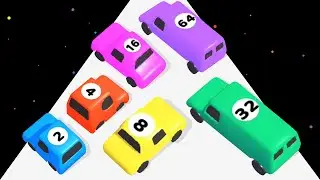 Car Merge 2048 - Merge & Escape (All Levels)