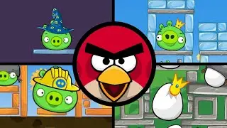 Angry Birds Power Trouble - All Bosses (Boss Fights) | 1080P 60 FPS