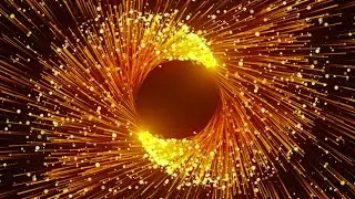Golden Particle Swirl VJ Loop 4K - Free Video Background Loops, Intro Background, Particles, Glitter
