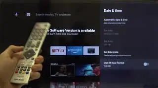How to Change Hour Display Format to 24 Hours System on Sharp Aquos Smart LED TV