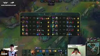 Faker azir vs Kassadin // Faker stream path 8.4 gameplay rank kr