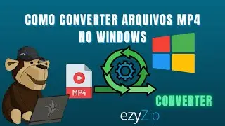 🎬 Como Converter Arquivos Mp4 No Windows | Tutorial Do Ezyzip Media Converter