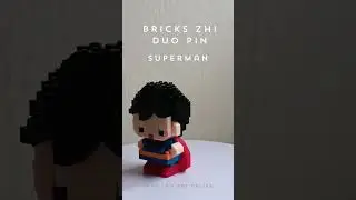 Superman Nanoblock 360 Spin 3.0 | Zhi Duo Pin DIY Bricks Puzzle Building Blocks Q5045 (144 Pieces)