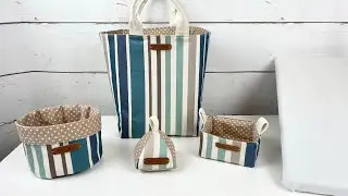 DIY sewing tools-make a tabletop ironing board, 3 storage baskets & a pin cushion
