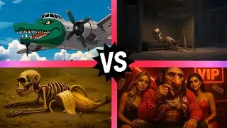 BRAINROT ANIME 🆚BRAINROT BANANAS 🆚 BRAINROT SKELETONS 🆚BRAINROT MAFIA || TILES HOP