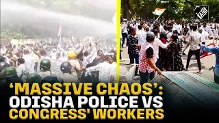 Odisha: Congress&rsquo; protest turns violent over suspension of 14 MLAs