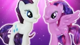 NEW MLP Twilight Sparkle & Rarity Toy Review On The Go Purse sets My Little Pony| Alice LPS