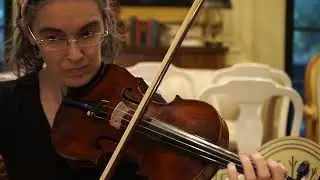 Mystic Caravan, by Newbold, violin 1 part, slower practice tempo