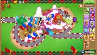 Apexwizard7414's Challenge &ndash; 4P No Power Gameplay No Commentary | Co-op Challenge | Bloons TD 6