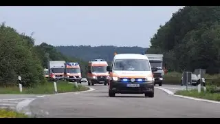 Johanniter Regionalverband Weser-Ems auf Kolonnenfahrt nach NRW