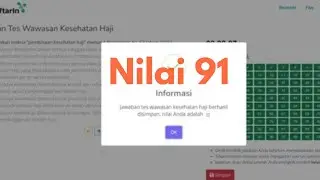 soal tes wawasan kesehatan haji 2023 nilai 91 nomor 1-100. TERBARU