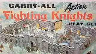 Marx Toys Fighting Knights Carryall Playset
