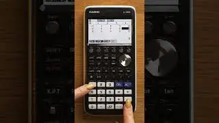 [Casio fx-CG50 tutorials] Reduced Row Echelon Form #shorts