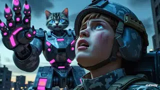 Cute Cats Turn Into Robot Destroyers: What Happens Next?! #ai #story #catshorts#aicat