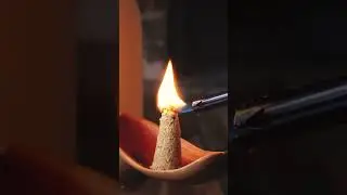 Making Incense out of Pinyon Pine Sawdust