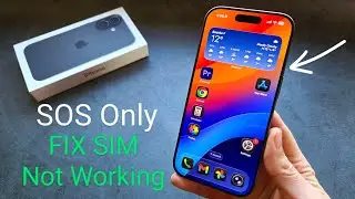 iPhone 17 &mdash; как исправить режим &laquo;Только SOS&raquo; / &laquo;Только экстренные вызовы&raquo; и неработоспособность сети