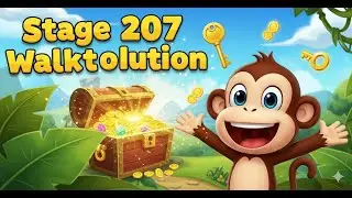 Monkey Go Happy Stage 207 Walkthrough | Full Puzzle Guide