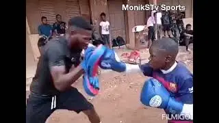 African young boxer go viral with boxing skills