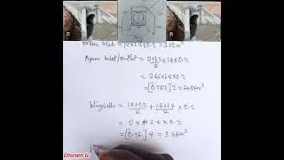 How to calculate volume of concrete for pipe culvert