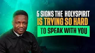 5 Signs The Holy Spirit Is Trying So Hard to Speak to You | See In The Spirit | Joshua Generation