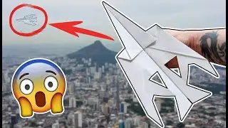 How to Make a Paper Airplane Easy That Flies 1200 Feet &ndash; New World Record Design