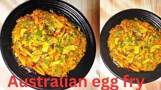 Australian egg fry recipe in hindi//masala egg fry recipe//street style egg fry recipe