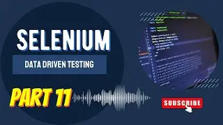 Тестирование на основе данных в Selenium Java | Чтение данных из Excel, CSV и JSON
