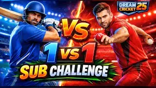 &ldquo;Dream Cricket 25 1v1 🔥 Sub Challenge&rdquo; Sub vs Me 😈 #dc25 #shorts #cricket