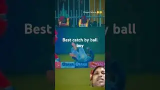 Best catch by ball boy