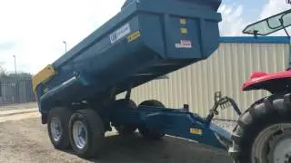 KANE 16 TON HALF PIPE TWIN AXLE DUMP TRAILER