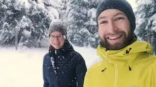 Schneewanderung zum Davosersee, Davos 2020