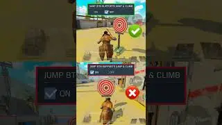 💯 Best Jump BTN Supports settings in CODM BR 🔥Codm Settings Tutorial 😎 #shorts #codmbr #codmiphone