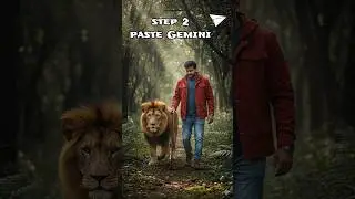 Lion Photo Editing with Gemini AI Tutorial | Viral PROMPTS to Unlock 10x BETTER Results