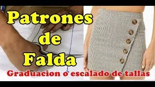 Patrones De Falda Y Graduacion De Tallas