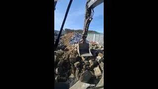 행복 포크레인  라이브 방송 굴삭기 굴착기 excavator operate