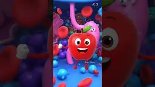 🍎 #apple Explained (3D Animation) #мультфильм #applehealth #дети #анимация #смешно #trending3d