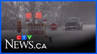Police urge safety as snow squalls close roads across midwestern Ontario