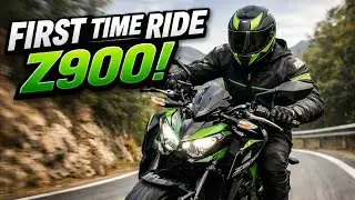 First time ride Z900 ⚡ #kawasaki #z900 #viral #superbike 