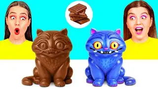 Челлендж. Шоколадная Еда vs Настоящая еда | Простые Кулинарные Рецепты от 4Teen Challenge