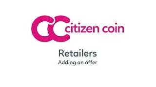 Citizen Coin - Retailer - Adding an offer