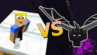 Enderdrache in Sekunden ohne Kristalle Zerst&ouml;ren klatschen! Minecraft Pro Tipp! + Challenge & Map