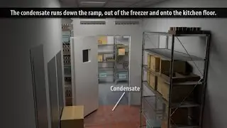 Workplace Safety Animation: How Grease Accumulation Led to a Ladder Slip Incident
