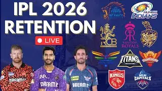 IPL Retentions Live: IPL 2026 Retention Live | IPL Retention Live | IPL 2026 Live; CSK; MI; RCB; KKR