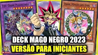 DECK PARA INICIANTES: COMO MONTAR O DECK MAGO NEGRO F2P NO YUGIOH! DUEL LINKS EM 2023