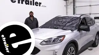 Setting up the Hopkins Heavy-Duty ArcticGuard Snow and Ice Windshield Cover on your 2020 Ford Escape