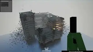 teardown Controlled demolitions of voxel buildings